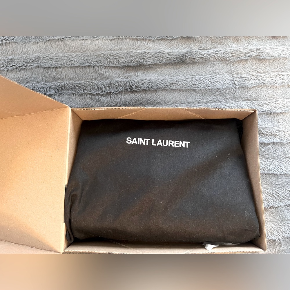 💯Auth BNIB YSL Medium Tri-Quilted Matelasse Bag - Picture 11 of 13